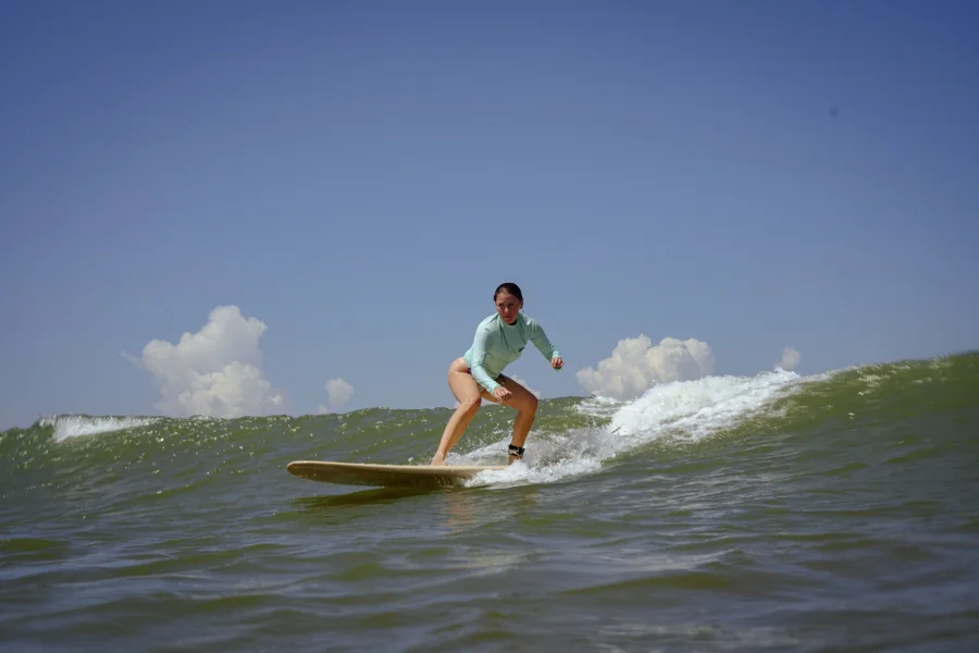 Riding a clean green wave