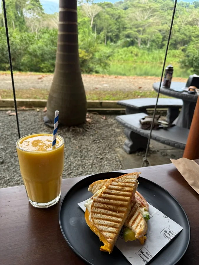 Breakfast on the Baru River at Mono Congo Cafe
