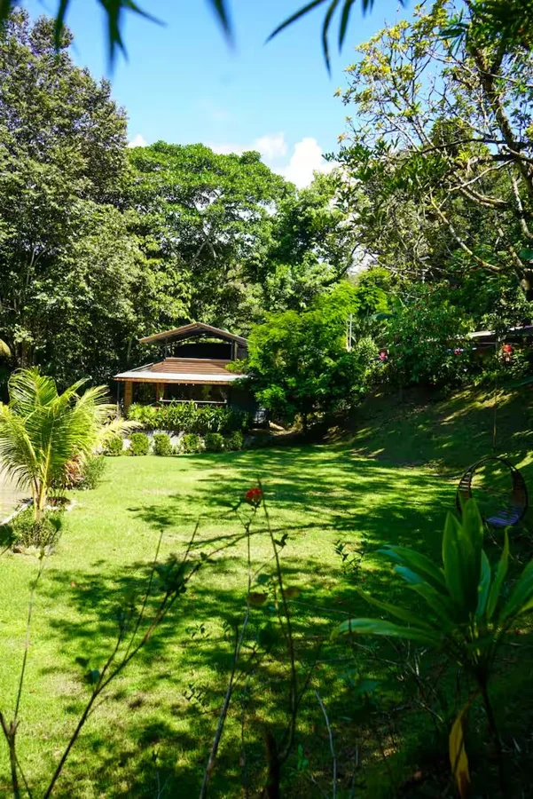 The private garden at Zion's House